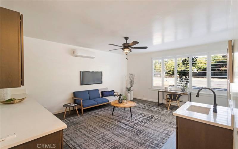 Bonus room with large picture window