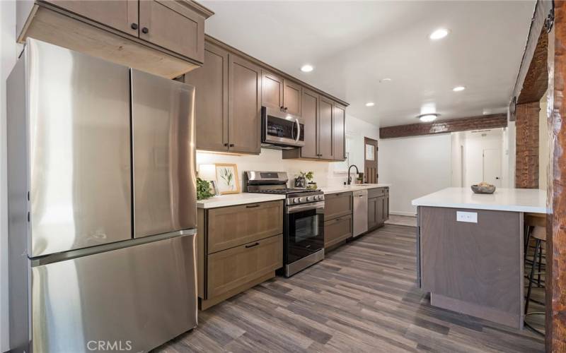 Spacious kitchen with plenty of storage