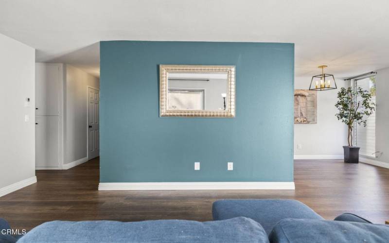 Living Room - Scraped Ceilings