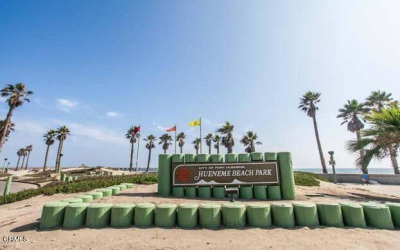 Hueneme Beach Sign Picture