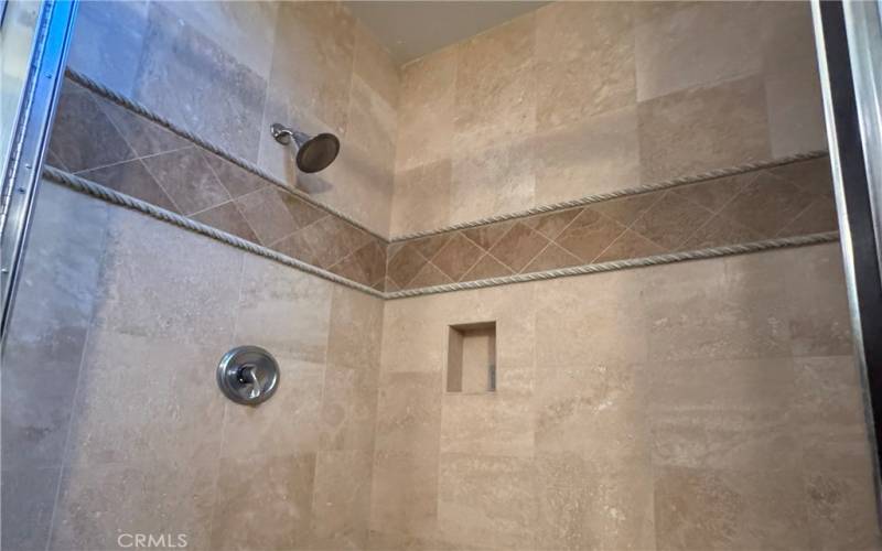 Dual zone shower