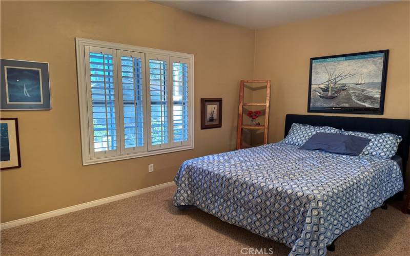 Guest Bedroom,Custom Shutters