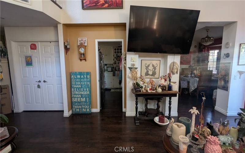 Living Room, Kitchen Entrance