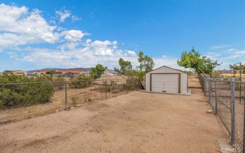 Primary Home - Fenced Dog Run & Storage Shed