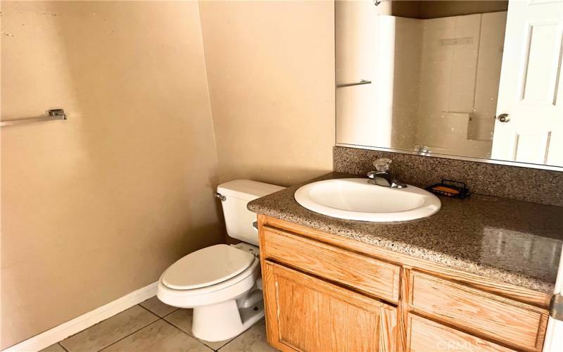 Guest Bathroom in Hallway