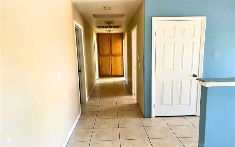 Hallway to Master and two of the bedrooms