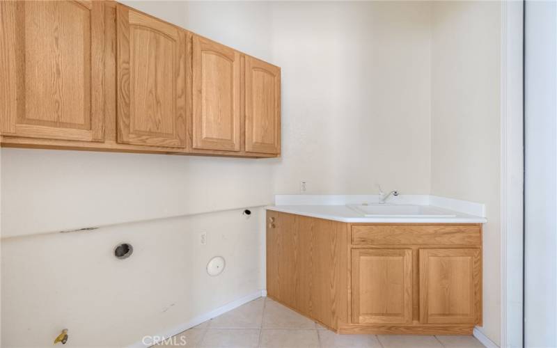 Indoor laundry room