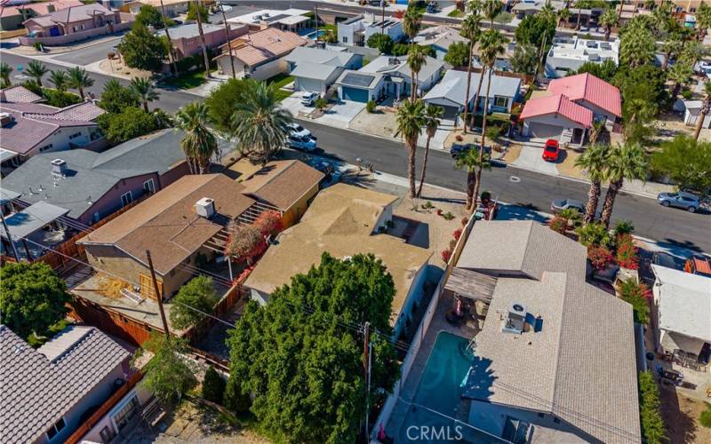 Ariel view of the home.