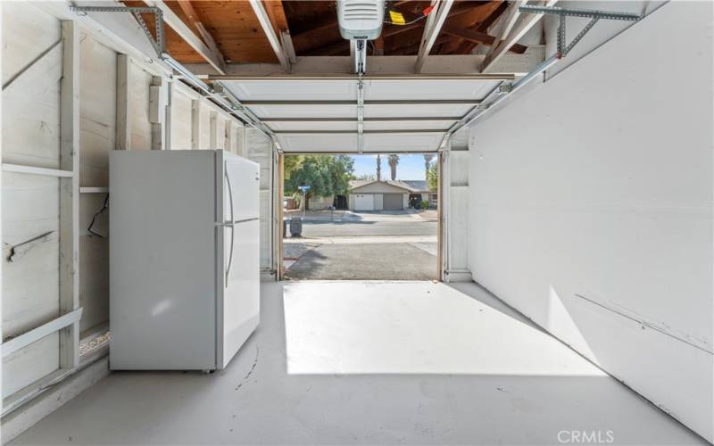 Garage view looking at Street