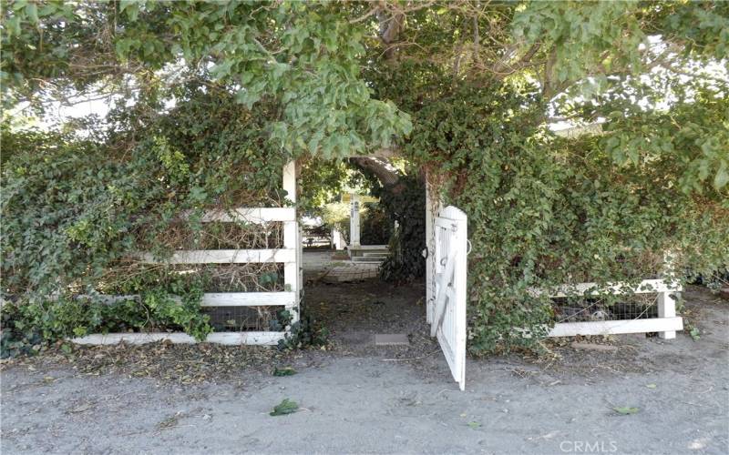 Entrance to Front Yard and Front Door