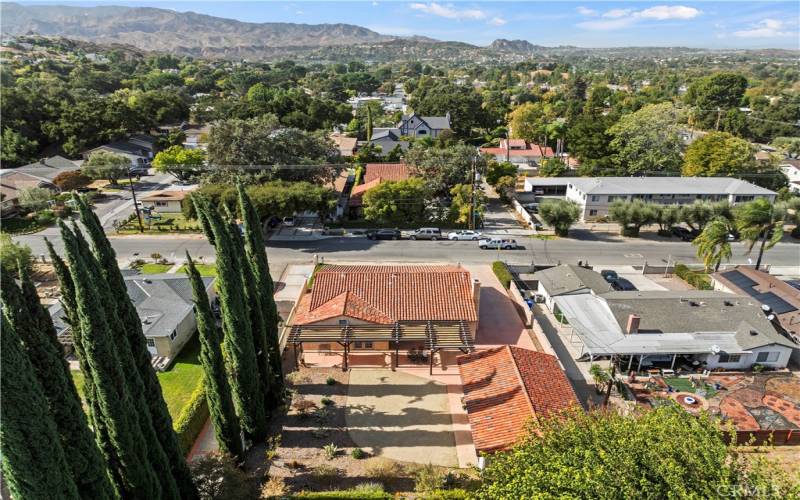 Arial View of House