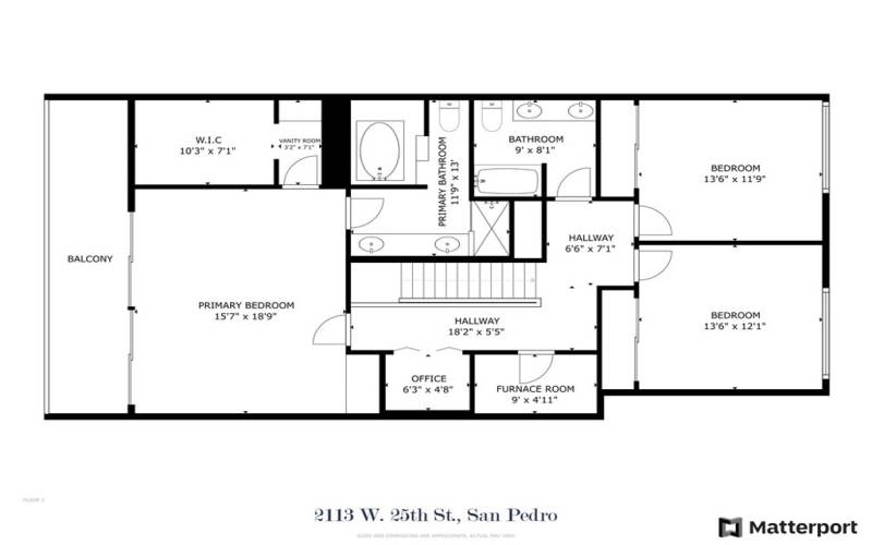 Second Level Floor Plan