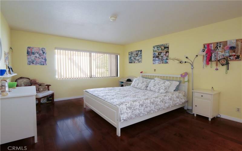 Second Bedroom Upstairs with Hard Wood Floors