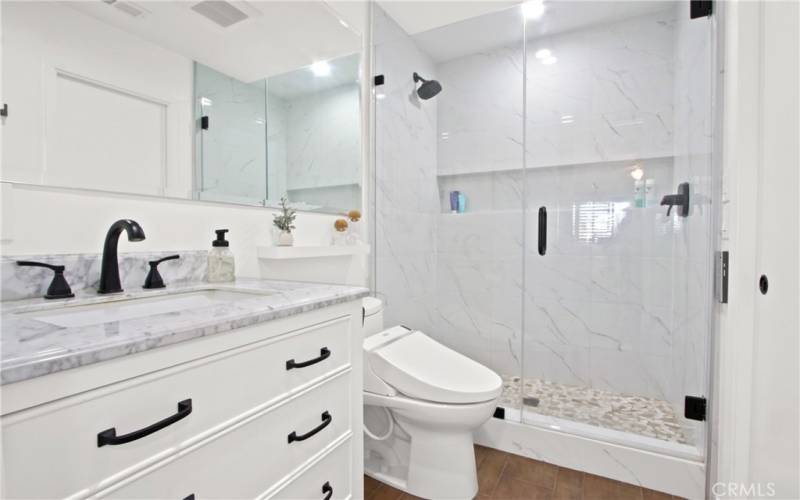 Stunning completely remodeled bathroom!