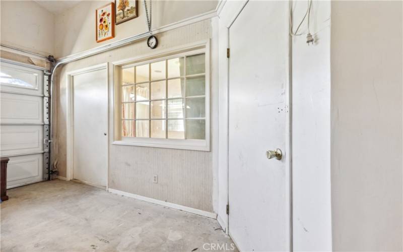 2 enclosed offices in the garage include electrical and a/c vents. These offices were added by the builder. This home was a part of the model homes and was used as the tract sales office