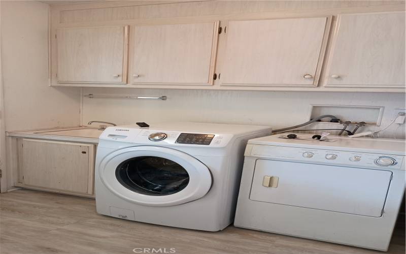 Laundry room area