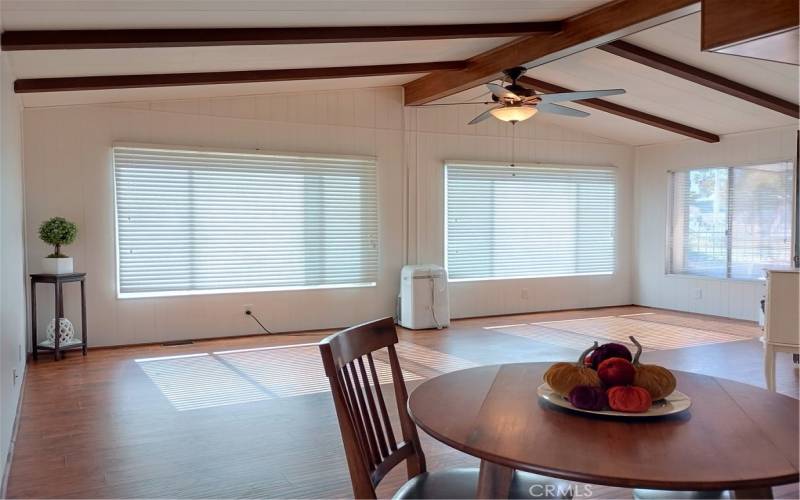 Huge open space combo of formal living and dining area