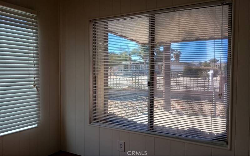 big windows by the formal living room