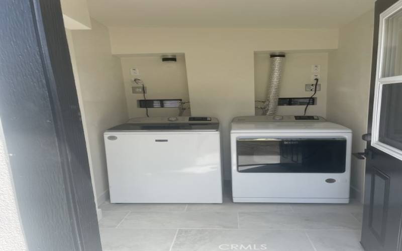 Washer and Dryer on site