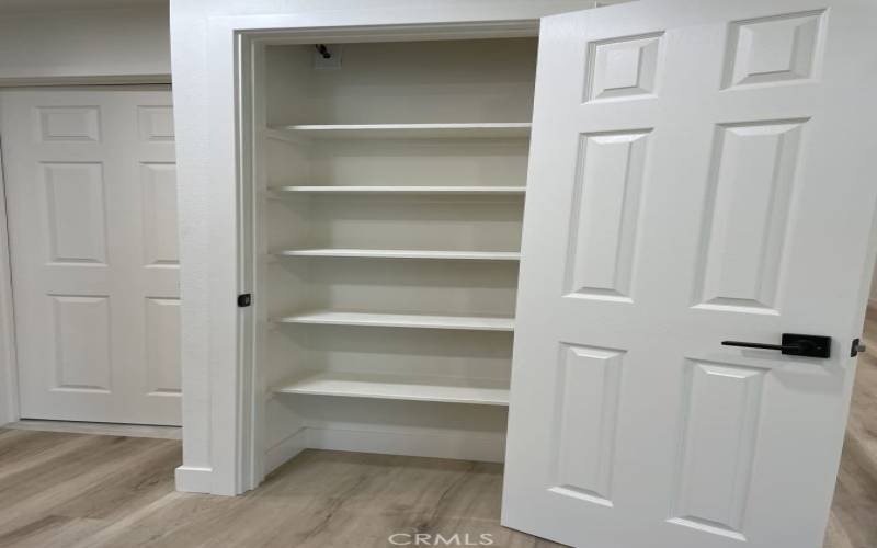 Closet and storage