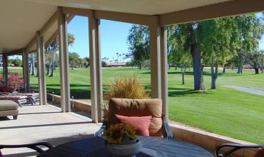 looking up fairway to clubhouse