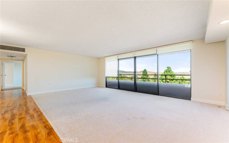 Huge Living room with plenty of options for dinning and living