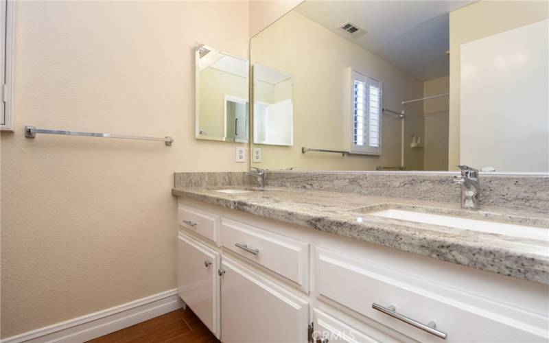 Upstairs guest bathroom