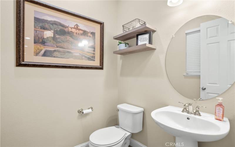 Bathroom 2: Powder room