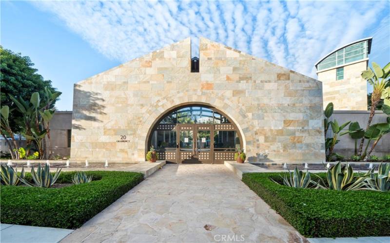 community center entrance