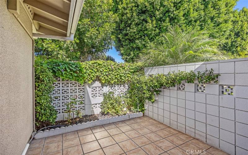 Front patio - note vines may need to be removed per HOA