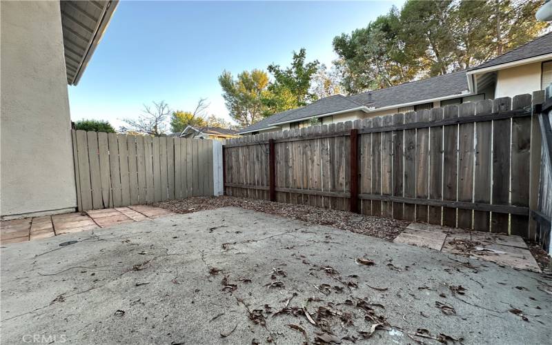 outdoor patio space