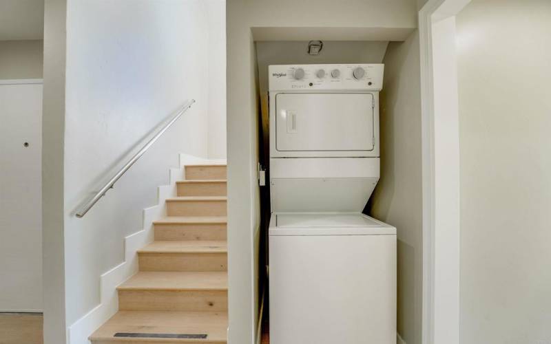 Washer & Dryer near bedrooms