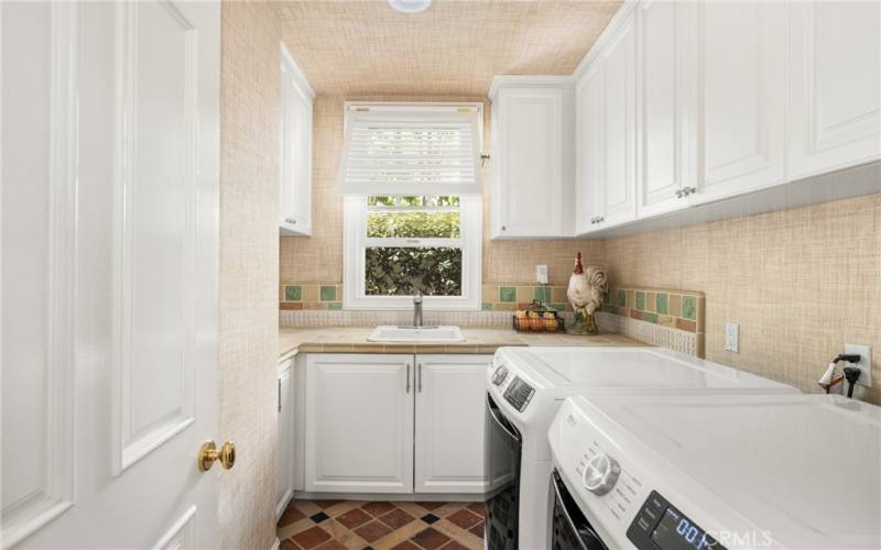 Laundry room with sink for convienence