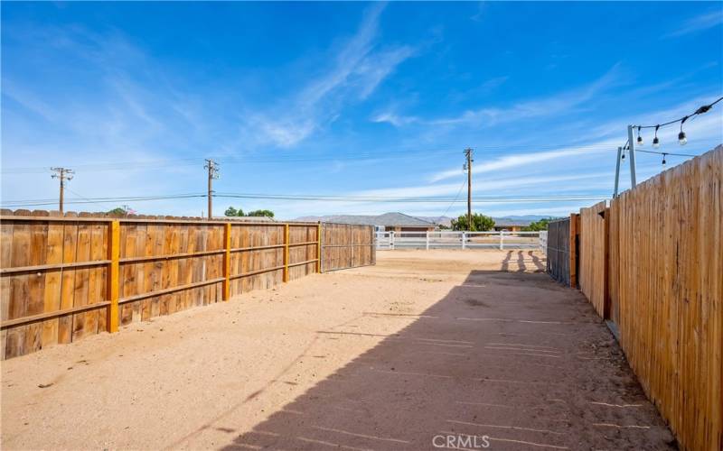 Gated RV parking