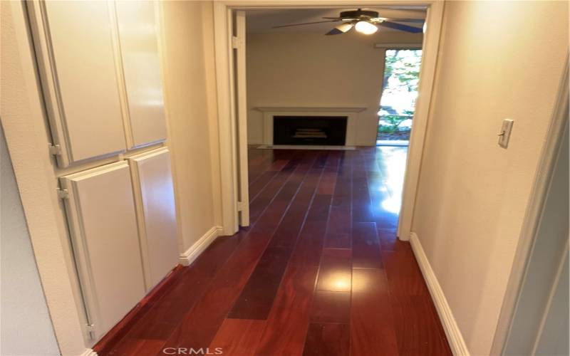 Linen Closet in Hallway leading to Master Bedroom