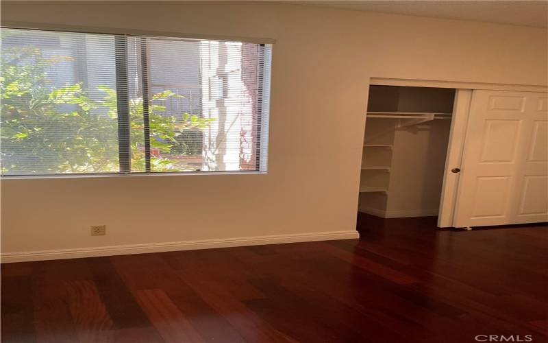 Second Bedroom Window and Closet
