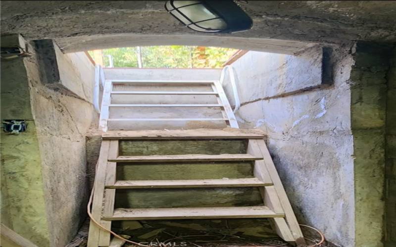 Underground Basement Stairway