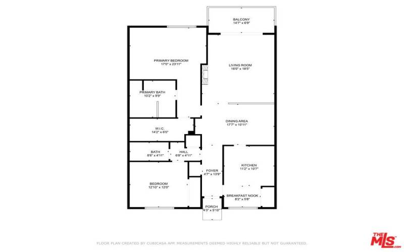 Floorplan of the unit