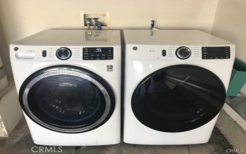 Washer and dryer included.