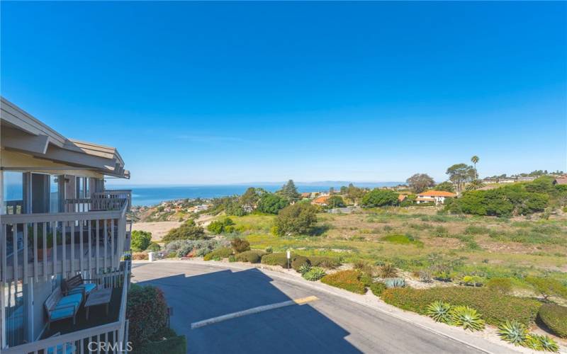 Your ocean and hillside view from the balcony.