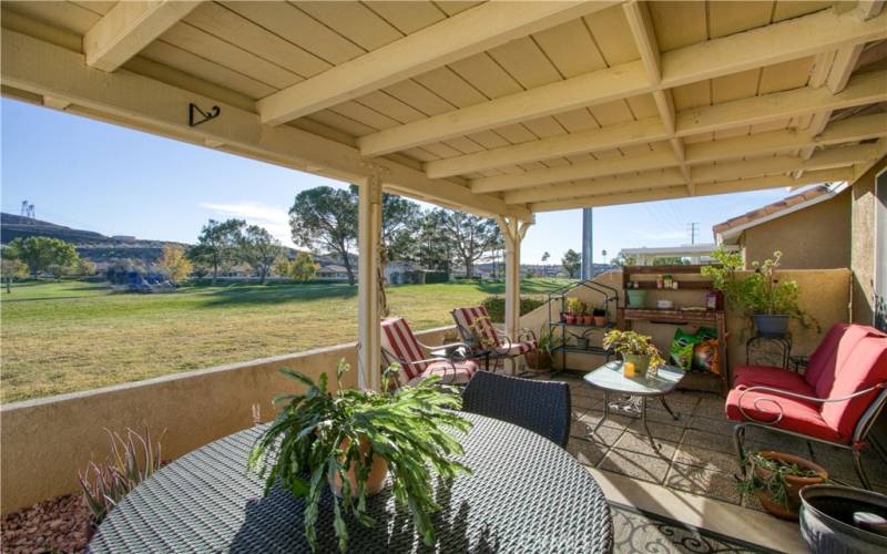 Covered patio