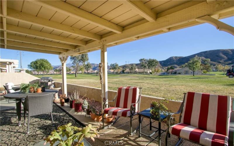 Covered patio