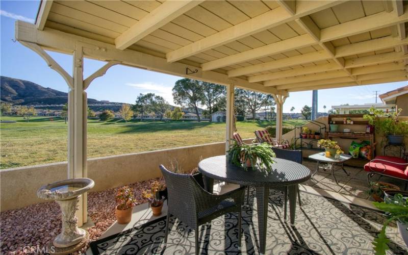 Covered patio