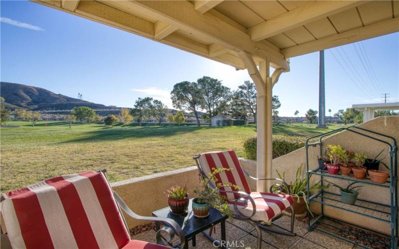 Covered patio