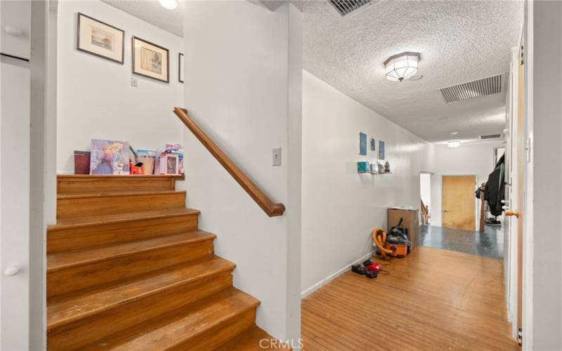 Hallway 3 bedrooms downstairs 2 upstairs