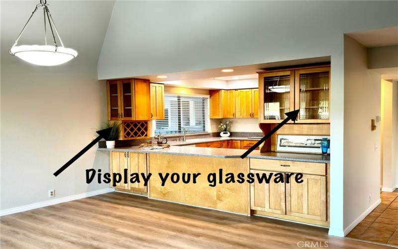 GREAT CUPBOARDS ON BOTH SIDES OF KITCHEN.