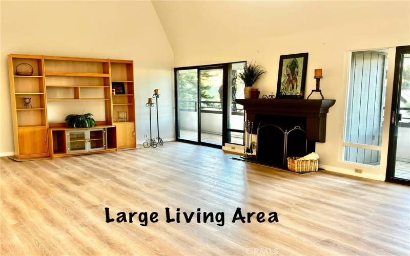 LARGE LIVING AREA.