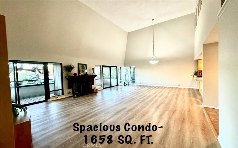 LARGE CONDO - 1658 SQ. FT.