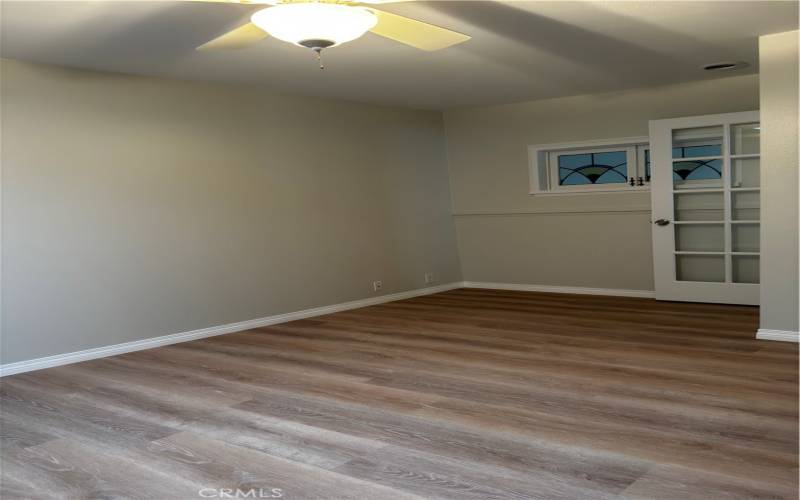 SECOND BEDROOM - Has Ceiling Fan & open closet.