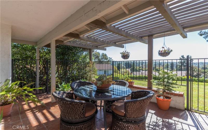 Fabulous covered patio.